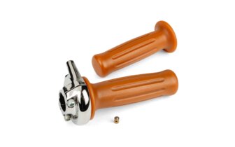 Gasgriff Domino Vintage Chromed Rally 2,9° - Hub 25 mm