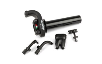 Gasgriff Domino KRE 03 Kurzhub universal Offroad 2,6&deg;/ 45mm schwarz