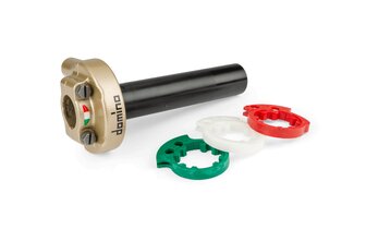 Gasgriff 4T Domino XM2 einstellbar Gold