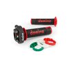 Throttle 4-stroke Domino XM2 + grips Black / Red