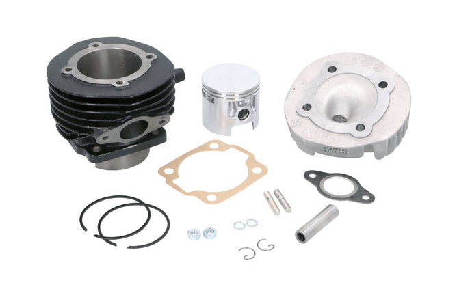 Zylinder Kit DR 102ccm Grauguss 6 Überströmer Vespa PK 50