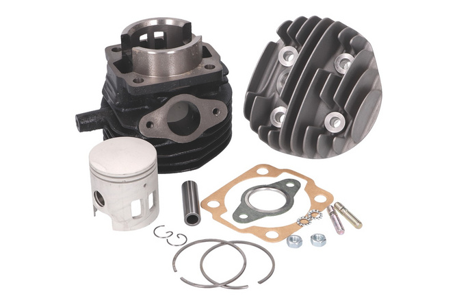 Zylinder Kit DR 75ccm Grauguss 10 Überströmer Vespa PK 50