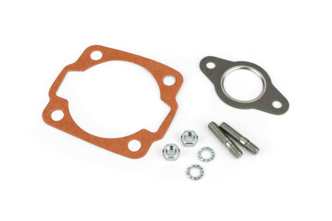 Zylinder Kit DR 75ccm Grauguss 6 Überströmer Vespa PK 50