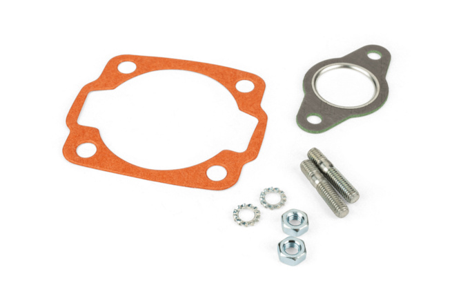 Zylinder Kit DR 102ccm Grauguss 6 &Uuml;berstr&ouml;mer Vespa PK 50