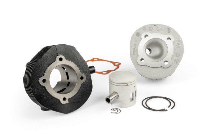 Zylinder Kit DR 75ccm Grauguss 10 &Uuml;berstr&ouml;mer Vespa PK 50
