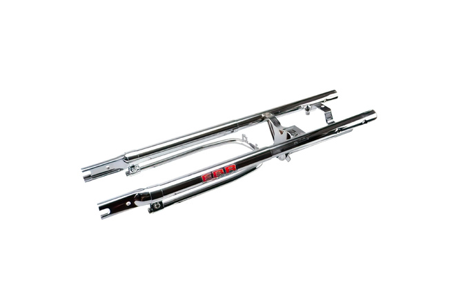 Fork EBR chrome Peugeot 103 MVL without upper triple clamp (17 inch)