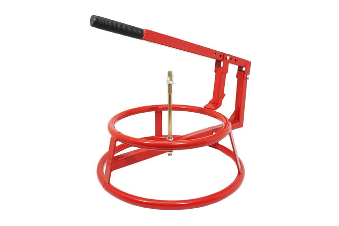 Tire Changer manual 17 to 21 inches red steel 