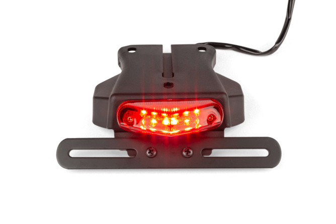 Portatarga universale con Fanalino LED rosso
