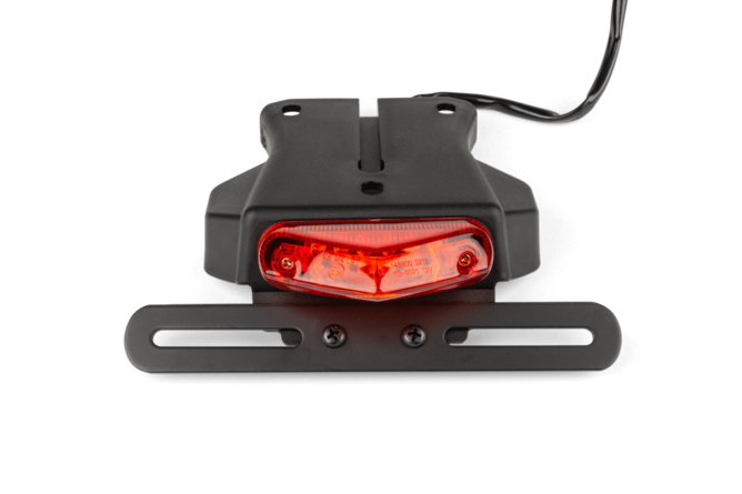 Portatarga universale con Fanalino LED rosso