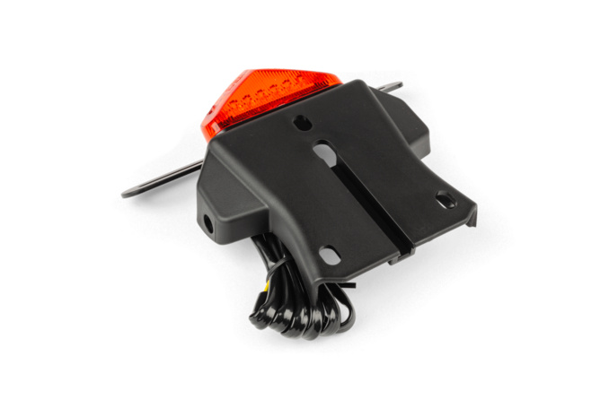 Portatarga universale con Fanalino LED rosso