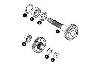 Spare Parts Minarelli vertical - Gearbox