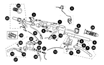 Spare Parts Handlebar / Cables / Brake Rieju RS3