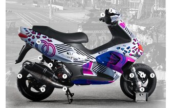 Gilera Runner Stage6 Racing 70ccm tuned by Mr Hood