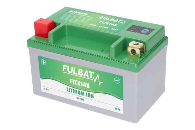Batería Fulbat FLTX14H Litio-Ion Sin Mantenimiento Listo para Usar