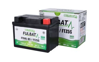 Batterie 12V - 5Ah Fulbat FTX4L-BS / FTZ5S (SLA) Gel sans entretien - prête à l'emploi