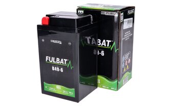 Batería Fulbat B49-6 6V 10Ah Gel Sin Mantenimiento Listo para Usar