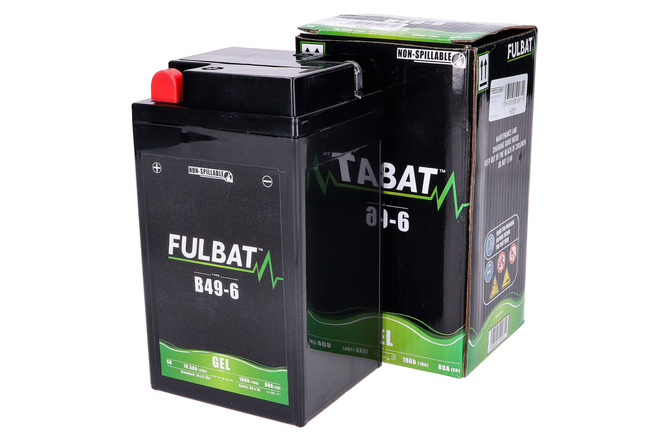 Gel battery Fulbat 6 Volt 10 Ah 91x83x159mm90x85x160mm