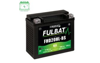 Batería Fulbat FHD20HL-BS 12V - 20Ah de Gel Sin Mantenimiento - Listo p. Instalar 
