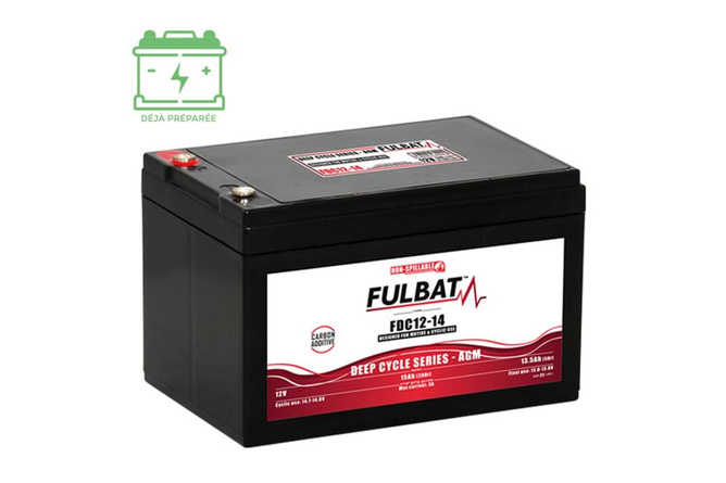 Batterie 12V - 13,5Ah Fulbat DC12-14 AGM