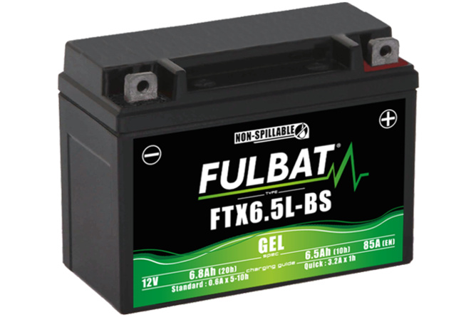 Batterie 12V - 6,5Ah Fulbat FTX6.5L-BS Gel