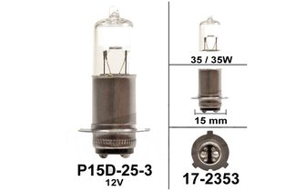 Ampoule de phare Flosser 12V 35/35W P15D-25-3