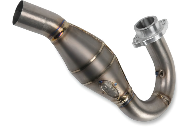 Exhaust Header Pipe + connecting piece FMF Megabomb stainless steel SX-F / FC 450 2016-2018