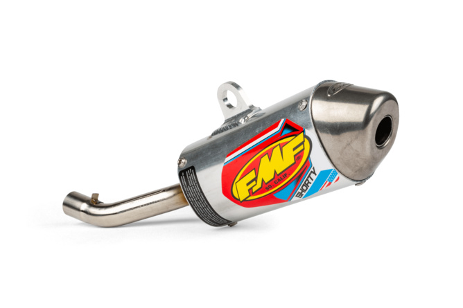 Stock photo FMF SIL PCII SHORTY CR125 FMF Part Number: 79-2627S-WPS actual parts may vary.