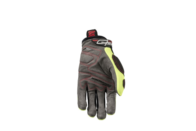 Handschuhe MX Five MXF Pro Rider S neon gelb