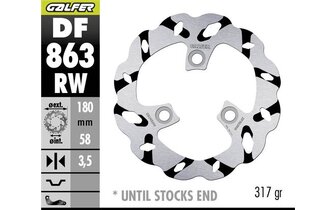 Bremsscheibe Wave Galfer 180mm Peugeot Speedfight / Elystar / Elyseo