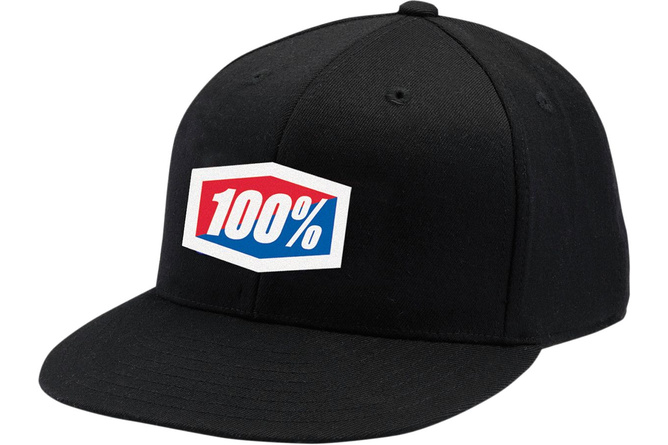 Baseball Cap 100% Essential schwarz