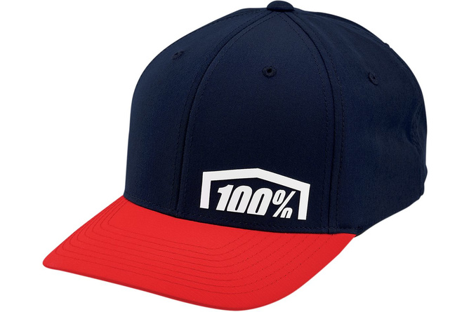 Baseball Cap 100% Flexfit Revolt rot