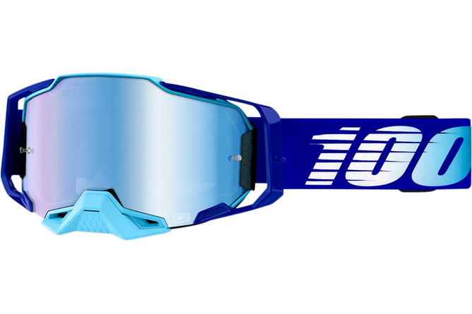 Goggles MX 100% Armega ROYAL blue mirror lens