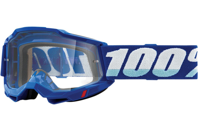 Gafas Motocross 100% Accuri 2 Vidrio Azul Transparente