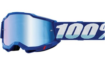 Goggles MX 100% Accuri 2 blue mirror lens
