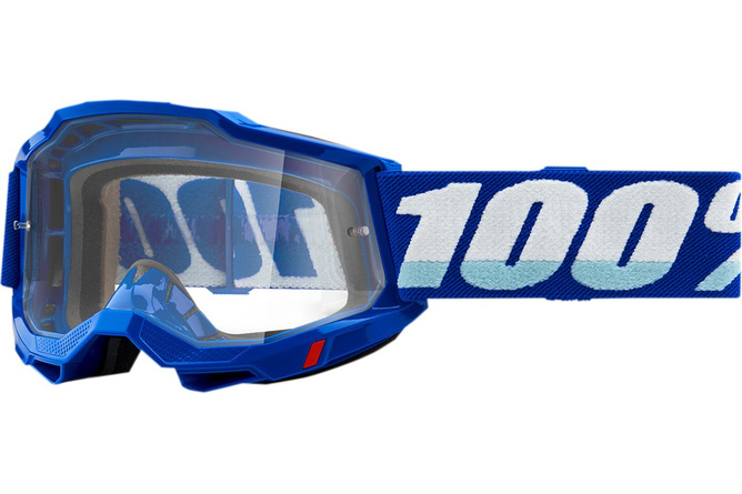 Goggles MX 100% Accuri 2 OTG blue clear