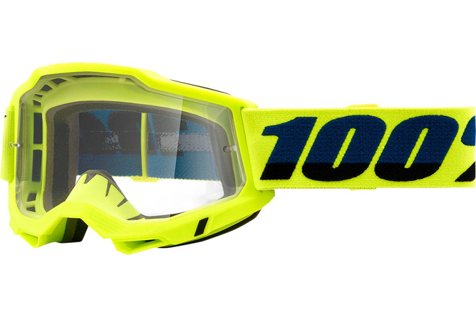 Gafas Motocross 100% Accuri 2 OTG Vidrio Amarillo Transparente