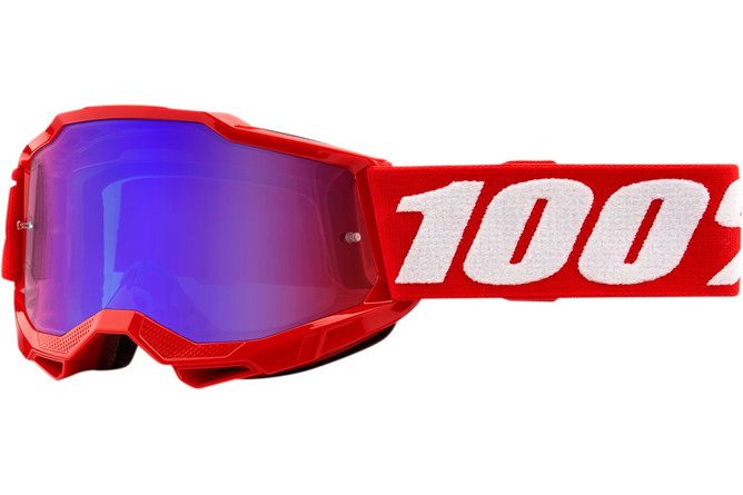 100% Crossbrille Accuri 2 Rot Kinder Verspiegelt