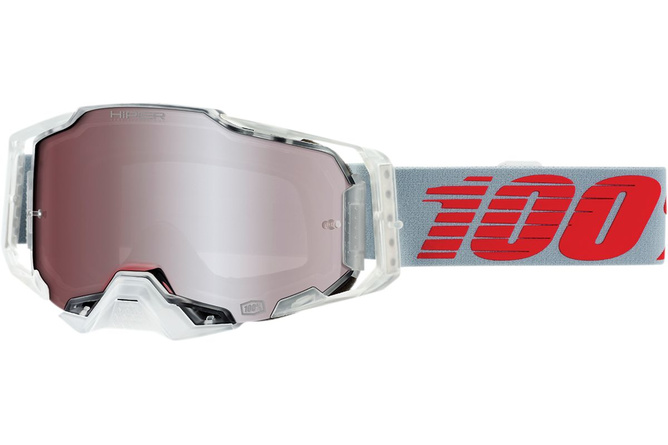 Goggles MX 100% Armega XRAY / HiPER® silver