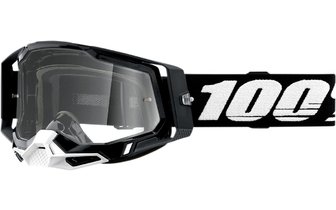 Gafas Motocross 100% Racecraft 2 Negro Vidrio Transparente