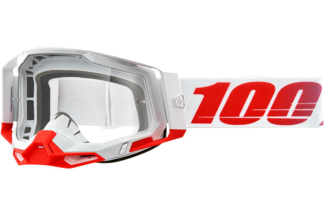 Masque cross 100% Racecraft 2 St-Kith transparent