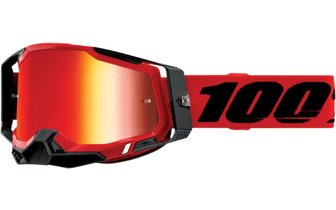 Crossbrille 100% Racecraft 2 rot / rot verspiegelt