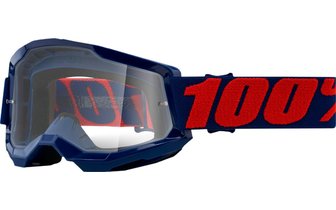 Goggles MX 100% Strata 2 MASEGO clear