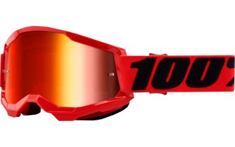 Crossbrille 100% Strata 2 rot / rot verspiegelt
