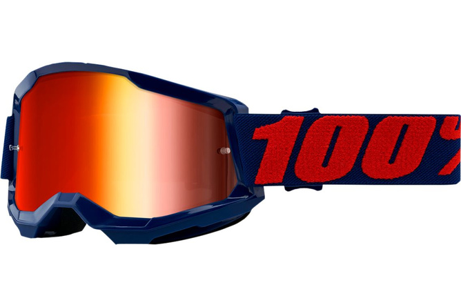 100% Crossbrille Strata 2 Blau Verspiegelt