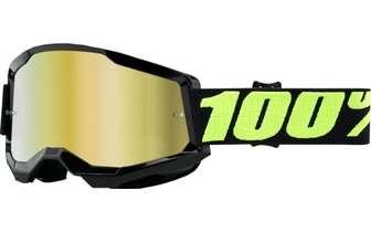 Crossbrille 100% Strata 2 UPSOL gold verspiegelt