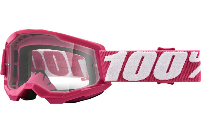 100% Crossbrille Strata 2 Pink Kinder klar