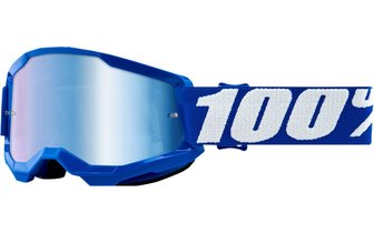 Crossbrille 100% Strata 2 Kids blau / blau verspiegelt 