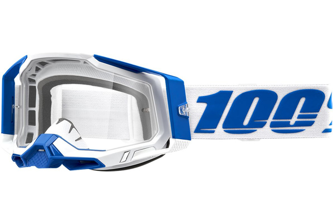 100% Crossbrille Racecraft 2 Weiss klar