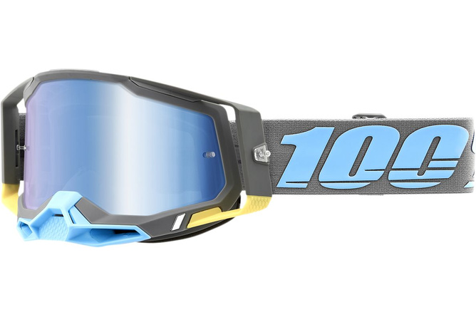 Gafas Motocross 100% Racecraft 2 Trinidad Azul Espejado