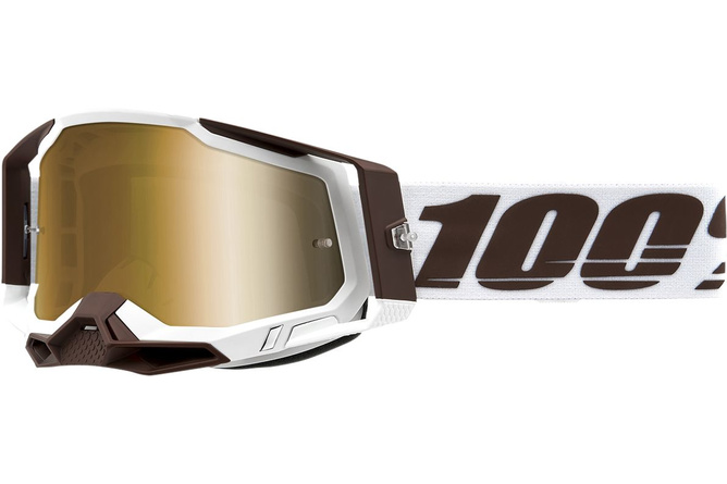 Goggles MX 100% Racecraft 2 Snowbird gold lens